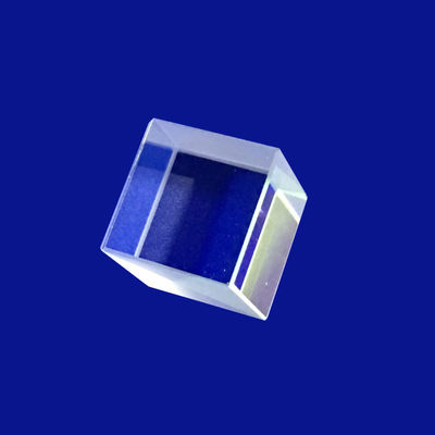 High quality transparent optical glass cube prism Splitter cmy crystal dichroic X-cube prism for sale