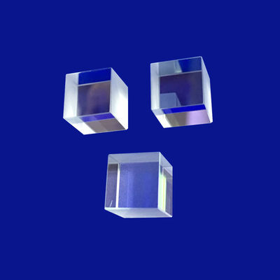 Sapphire Quartz 25x25x25mm Mini Optical Lens Design